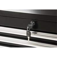 Industrial Tool Chest, 26" W, 4 Drawers, Black OSI Industrial Sales