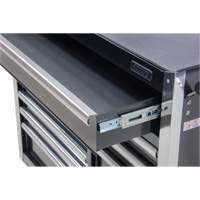 Industrial Tool Cart, 11 Drawers, 41" W x 18-3/4" D x 39-1/3" H, Black OSI Industrial Sales