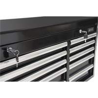 Industrial Tool Chest, 41" W, 10 Drawers, Black OSI Industrial Sales
