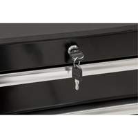 Heavy-Duty Tool Cart, 7 Drawers, 28" W x 22" D x 42-3/8" H, Black OSI Industrial Sales