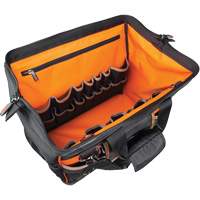 Sac &agrave; outils avec grande ouverture Tradesman Pro, Nylon balistique, 42 pochettes, Noir OSI Industrial Sales