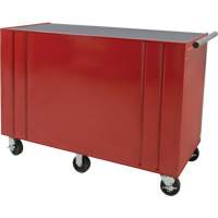 Industrial Tool Cart, 12 Drawers, 56" W x 24-1/2" D x 38-1/8" H, Red OSI Industrial Sales