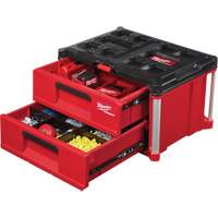 Boîte &agrave; outils avec 2 tiroirs Packout, 16-1/3" x 14-1/3" x 22-1/5", Rouge OSI Industrial Sales