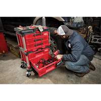 Boîte &agrave; outils avec 3 tiroirs Packout, 16-1/3" x 14-1/3" x 22-1/5", Noir/Rouge OSI Industrial Sales