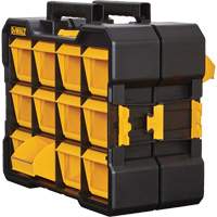 Organisateur Flip-Bin, 3-7/8" la x 17-3/4" p x 13-7/8" h, Noir/Jaune OSI Industrial Sales