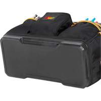 Molded Base Contractor's Closed-Top Tool Bag, Ballistic Polyester, 29 Pockets, Black/Blue OSI Industrial Sales