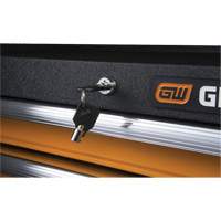 Coffre &agrave; outils de s&eacute;rie GSX, 26" la, 4 tiroirs, Noir/Orange OSI Industrial Sales