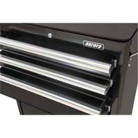 Industrial Tool Cart, 3 Drawers, 29-4/5" W x 21-1/5" D x 38-4/5" H, Black OSI Industrial Sales