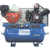 Industrial Series Air Compressors - Engine Compressors, 25 Gal. (30 US Gal) OSI Industrial Sales