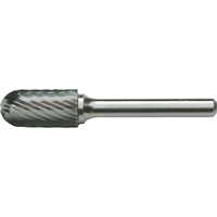 Solid Carbide Burrs - Cylinder Shape with Ball Nose, SC-41, 3/32" Dia., 7/16" Depth of Cut OSI Industrial Sales