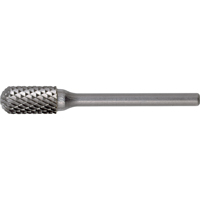 Solid Carbide Burrs - Cylinder Shape with Ball Nose, SC-42, 1/8" Dia., 9/16" Depth of Cut OSI Industrial Sales