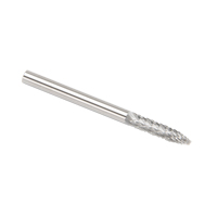 Solid Carbide Burrs - Tree Shape Pointed End, SG-44, 3 mm Dia., 1/8" Shank OSI Industrial Sales