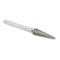Solid Carbide Burrs - Taper Shape Radius End 14°, 1/4" Shank OSI Industrial Sales