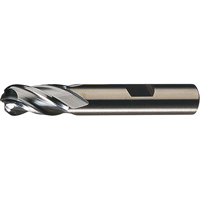 Centre Cutting Ball Nose Single End Finishers, 1/4" Dia., 4 Flutes, High Speed Steel OSI Industrial Sales