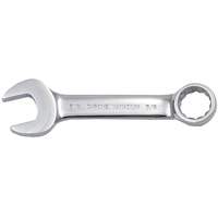 Fully Polished Stubby Combination Wrench, 12 Point, 3/8", Chrome Finish OSI Industrial Sales