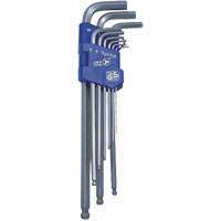 JBHK-9XLM Extra Long Ball Nose Hex Key Set, 9 Pcs., Metric OSI Industrial Sales