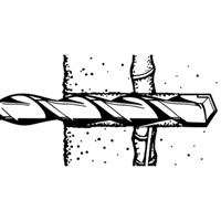 Rotary Rebar Cutters, 3/8", SDS-Plus Shank, Carbide OSI Industrial Sales