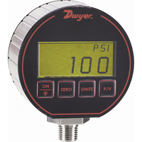 Pressure Gauge, 3" , 15 psi, Bottom Mount, Digital OSI Industrial Sales