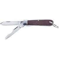 2-Blade Pocket Knife, 2-1/2" Blade, Carbon Steel Blade, Plastic Handle OSI Industrial Sales