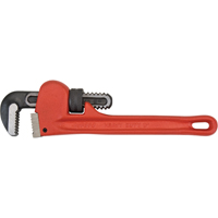 Pipe Wrench, 2-1/2" Jaw Capacity, 18" Long, Powder Coated Finish OSI Industrial Sales