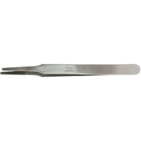 Tweezers - Flat Round Tips, Straight - 4.75" (120 mm) OSI Industrial Sales