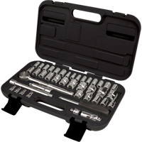 1/4" & 3/8" Drive SAE/Metric Socket Set, 41 Pcs OSI Industrial Sales