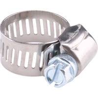 Reusable Zinc Plated Stainless Steel Clamp, Min Dia. 5/16", Max Dia. 7/8" OSI Industrial Sales