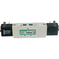 Pilot 5-Way 2-Position 4-Way Solenoid Valves, 3/8" Pipe, 150 PSI OSI Industrial Sales