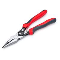 Pro Series Dual Material Long Nose Compound Action Cutting Pliers, 9" L OSI Industrial Sales