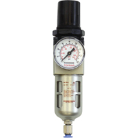 Modular Filter/Regulator, 1/4" NPT, 150 PSI, 0.5 fl.oz. Capacity OSI Industrial Sales