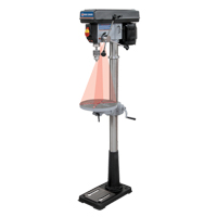 Perceuses &agrave; colonne de plancher avec laser, 13", Mandrin 5/8", 3600 tr/min OSI Industrial Sales