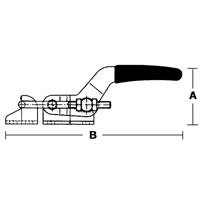 Latch Clamps - 300 Series, 360 lbs. Clamping Force OSI Industrial Sales