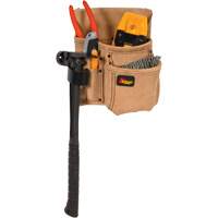 Half Carpenter Apron, Multiple Tool Holder, Leather, 4 Pockets OSI Industrial Sales