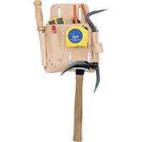Drywall Tool Pouch, Tool Holder, Leather, 7 Pockets OSI Industrial Sales