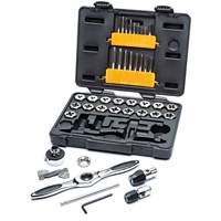 Jeu de tarauds & fili&egrave;res &agrave; cliquet m&eacute;triques, 42 Morceaux OSI Industrial Sales