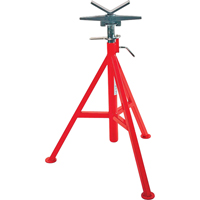 Support de tuyau en V no VJ-99, 71-132 cm R&eacute;glage de la hauteur, 12" Capacit&eacute; max. de tuyau, 2500 lb Capacit&eacute; de charge max. OSI Industrial Sales