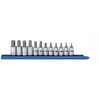 Metric Socket Set, Hex, 3/8" Drive, 12 Pcs OSI Industrial Sales