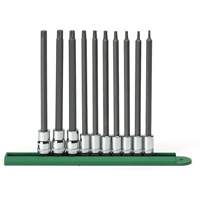 Long Bit Socket Set, Torx&reg;, 1/4"/3/8" Drive, 10 Pcs OSI Industrial Sales