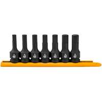 Impact Metric Bit Socket Set, Hex, 1/2" Drive, 7 Pcs OSI Industrial Sales