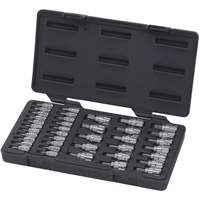 Pass-Thru SAE/Metric Bit Socket Set, Hex/Phillips/Slot/Torx&reg;, 1/4"/3/8" Drive, 39 Pcs OSI Industrial Sales