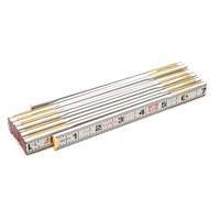 R&egrave;gle en bois pliante, 6' lo, Bois, Graduations de 1/6" OSI Industrial Sales