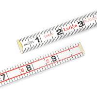 R&egrave;gle en bois pliante, 6' lo, Bois, Graduations de 1/6" OSI Industrial Sales