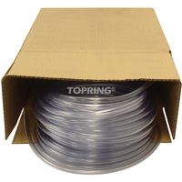 Tubing, Air/Water, 0.625" OD x 100' L, PVC, Clear, 30 PSI @ 20°C OSI Industrial Sales