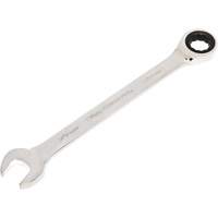 72-Tooth Ratcheting Combination Wrench, 12 Point, 30 mm, Chrome/Polished Finish OSI Industrial Sales