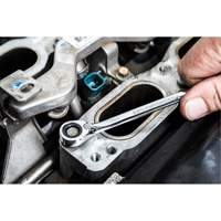 72-Tooth 12 Point Reversible Ratcheting SAE Wrench Set, Combination, 13 Pieces, Imperial OSI Industrial Sales