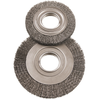 6" Major Wire Wheel Brushes, 6" Dia., 0.012" Fill, 2" Arbor OSI Industrial Sales