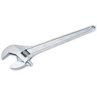 Adjustable Tapered Handle Wrench - Carded, 18" L, 2-1/16"/53 mm Max Width, Chrome/Polished OSI Industrial Sales