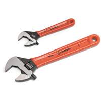 Black Oxide Wrench Set with Cushion Grips, Adjustable, 2 Pieces, Imperial and Metric OSI Industrial Sales