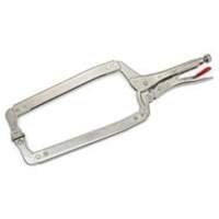 Locking C-Clamp with Swivel Pads, 18" Length, C-Clamp OSI Industrial Sales