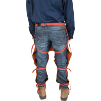 Leather Split Leg Apron & Chaps, 40" L, Lava Brown OSI Industrial Sales